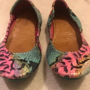 Electric Snake Tieks in gently used condition.